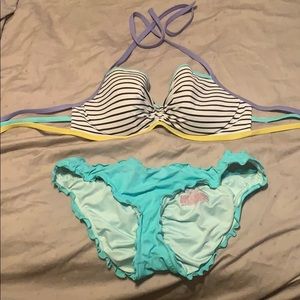 VS Bathing Suit - Top: 36D, Bottom: Large